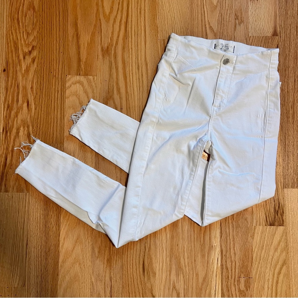 Free People white jeans size 25